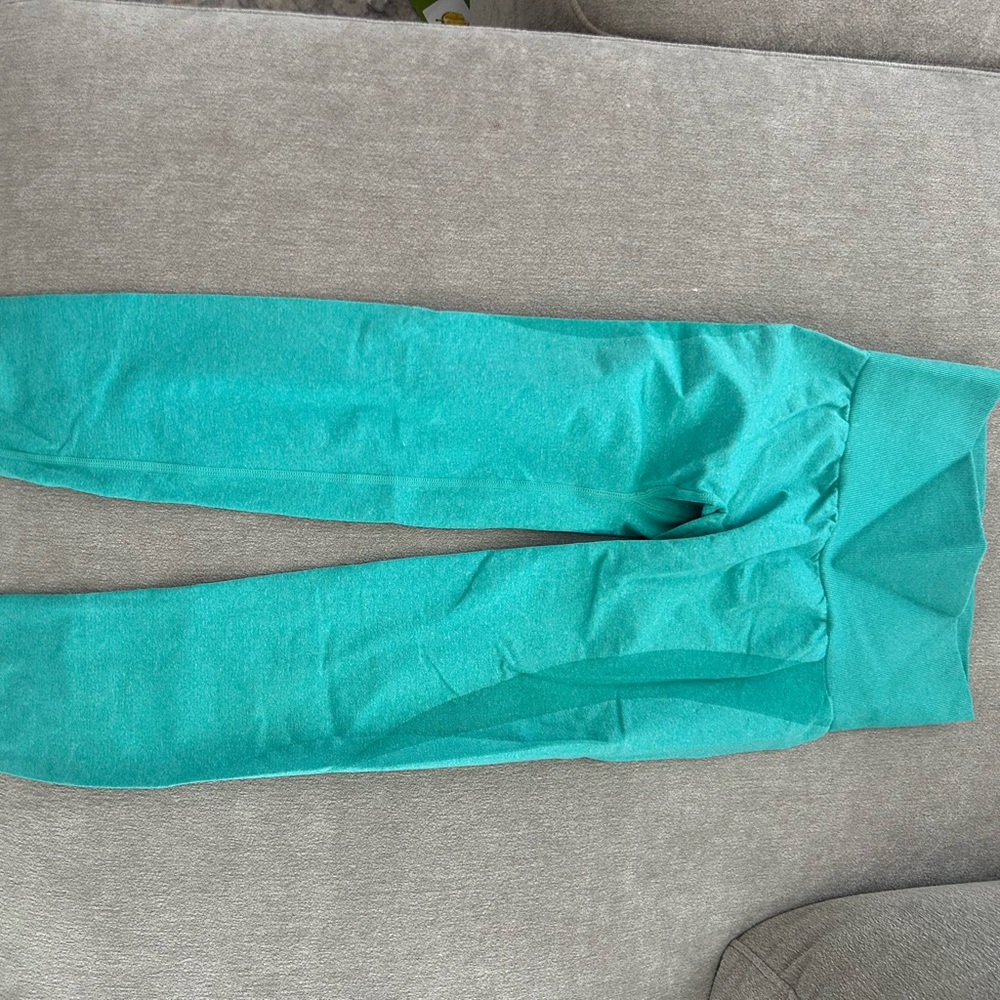 Teal NVGTN Contour Seamless Leggings